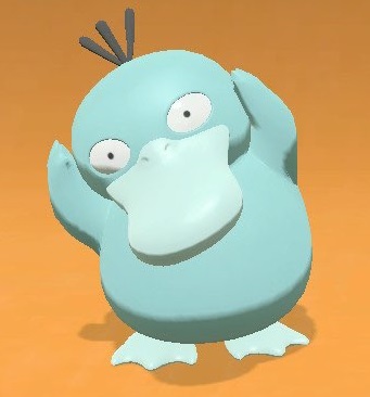 A shiny psyduck.